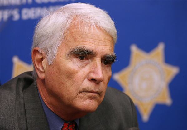 Former Gwinnett County Sheriff said 287(g) reduced recidivism by deporting people who otherwise would have been arrested multiple times in a year. (Curtis Compton / ccompton@ajc.com)