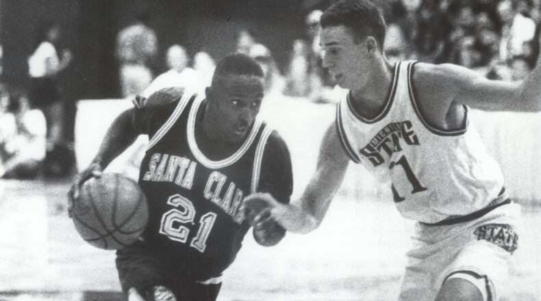 Lloyd Pierce during his playing days at Santa Clara University.