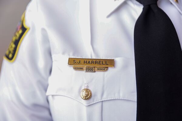 Shameta Jones-Harrell joined Austell’s police department as a deputy chief in August 2022. (Natrice Miller/AJC)