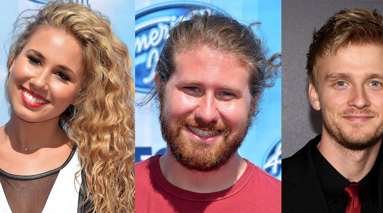 Clark Beckham, Haley Reinhart, Casey Abrams and Anthony Fedorov of 'American Idol" fame will be judging a charity singing event at Buckhead Theatre January 28. CREDIT: Getty Images