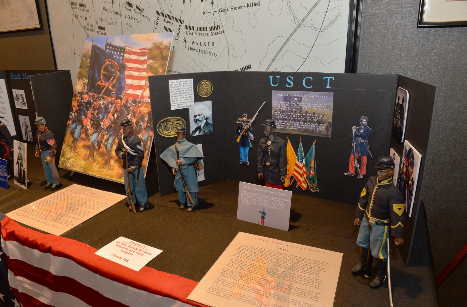 Black re-enactors in Georgia honor African-Americans who fought in the Civil War
