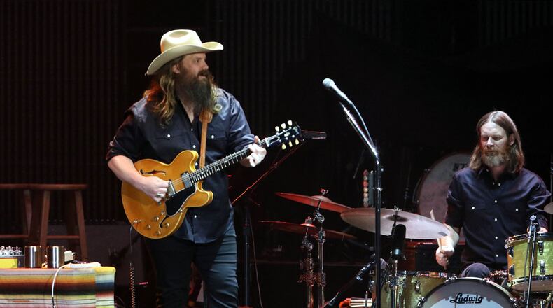 Chris Stapleton performs his hits for more than 50,000 fans on Saturday, March 30, 2019, at Mercedes-Benz Stadium. Stapleton, Chris Janson and Ashley McBryde were the acts before the King of Country George Strait took the stage. (Photo: Robb Cohen Photography & Video /RobbsPhotos.com)