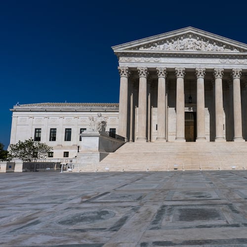 FILE - The Supreme Court is seen in Washington, May 18, 2026. (AP Photo/J. Scott Applewhite, File)
