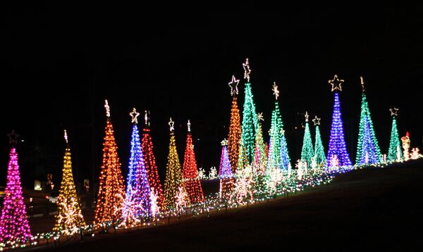 The annual Lights of Life attraction at Life University in Marietta will be displayed through Jan. 31. (Courtesy of Life University)
