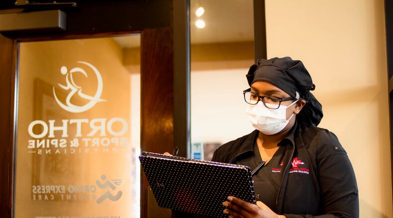 Rachel Dumas created Onward Healthcare Solutions and Education LLC (OHSE) after seeing the devastation that COVID-19 was causing firsthand as a nurse on the frontlines. Now OHSE helps facilities improve and implement COVID-19 preparedness measures. Courtesy of OHSE