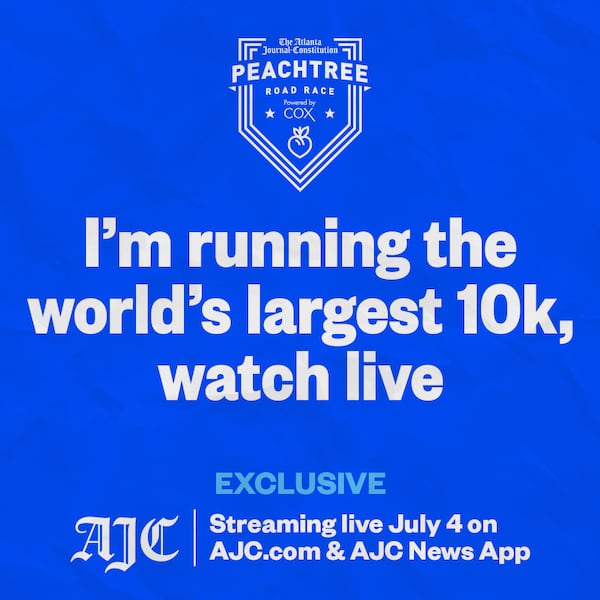 AJC Peachtree Road Race image for social posts