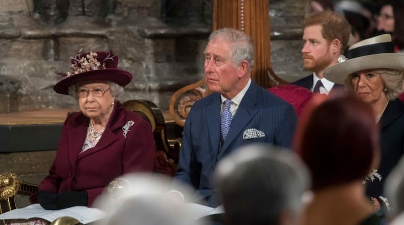 Queen Elizabeth II and her son, Prince Charles, attended the Commonwealth Service at Westminster Abbey last month.