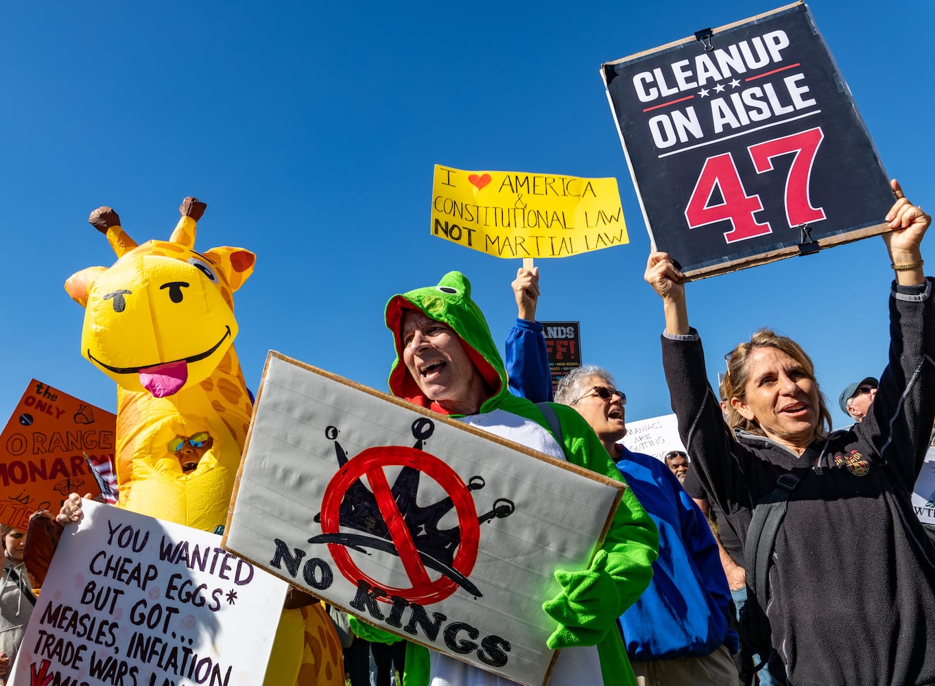 No Kings rally and march in downtown Atlanta