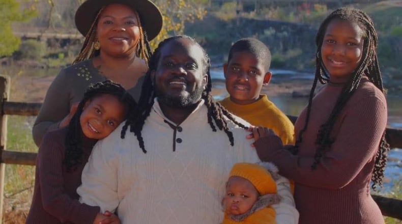 Tyeisha Colley (upper left) was killed and her husband, Jermaul Colley (center), was injured in a shooting on Christmas Day in Monroe, officials said.