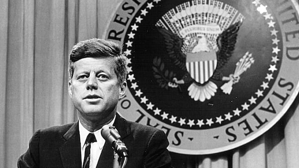 President John F. Kennedy speaks at a press conference August 1, 1963. (National Archive/Newsmakers)