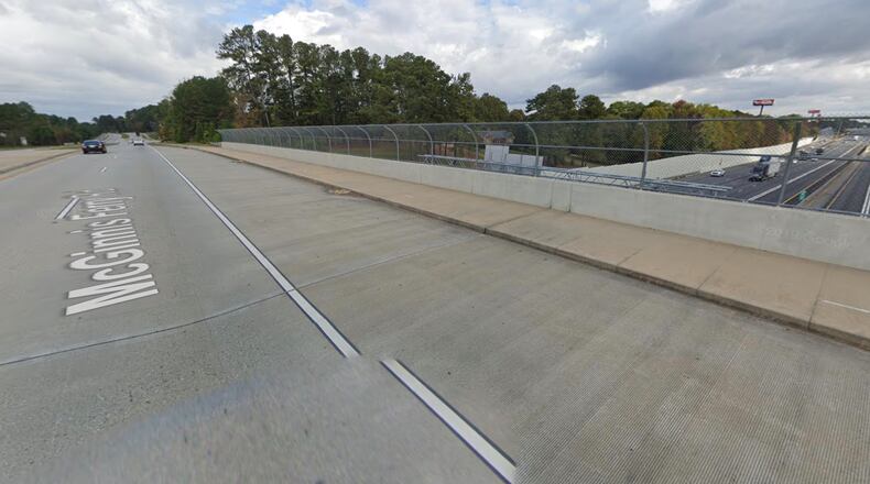 Gwinnett and GDOT are seeking input on a proposed full-diamond interchange on I-85 at McGinnis Ferry Road. (Google Maps)