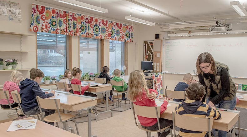 If a child doesn't want to participate in a classroom event, that should be OK, author says.