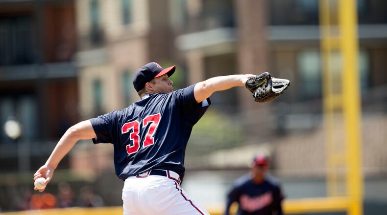 Andrew Albers was 12-3 with a 2.61 ERA in 26 games for the Braves’ Triple-A Gwinnett affiliate. Chad Rhym/ chad.rhym@ajc.com