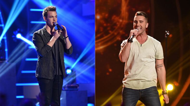 Clark Beckham vs. Nick Fradiani for the season 14 "American Idol" finals. CREDIT: Fox