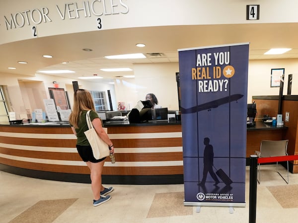 A branch of the Louisiana Office of Motor Vehicles in New Orleans photographed on Tuesday.