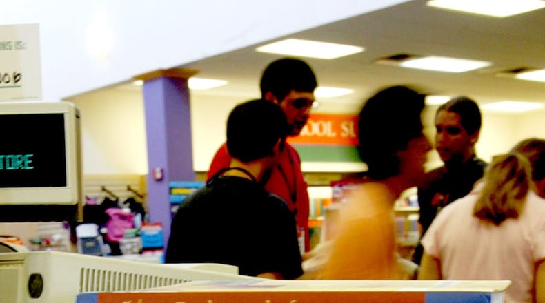 A student at a four-year college or university pays about $1,200 a year on textbooks, according to the College Board.