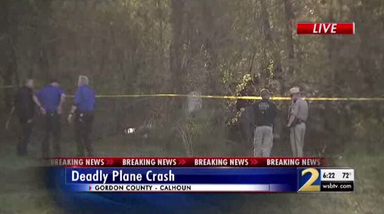 One person was killed Saturday when a small plane crashed in Gordon County, authorities said.