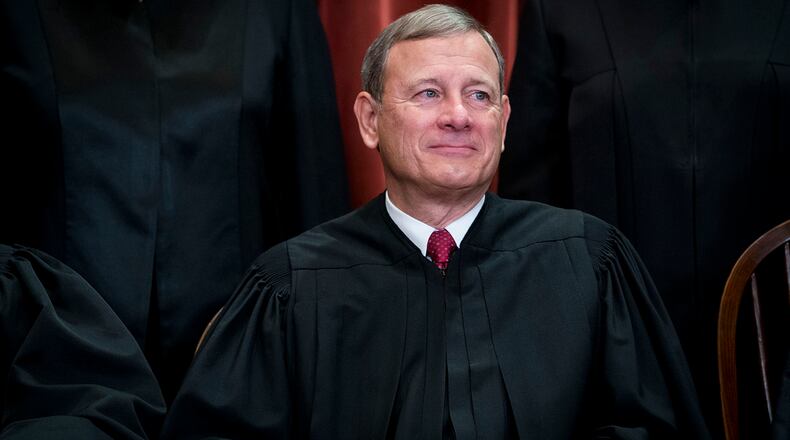 Chief Justice John Roberts of the U.S. Supreme Court wrote Monday’s 5-4 decision regarding the state of Georgia’s official annotated code. (Doug Mills/The New York Times/ 2018 file)