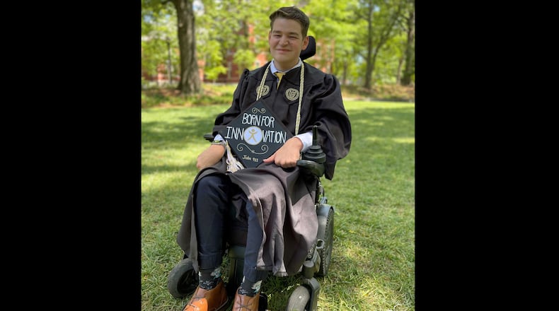 Trey Quinn graduated with his bachelor’s degree in computer science from Georgia Tech this May. (Courtesy photo)