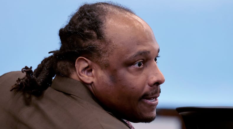 FILE- Alvin Campbell Jr. sits at the defense table during his sexual assault trial, in Suffolk Superior Court, in Boston, May 18, 2026. (Pat Greenhouse/The Boston Globe via AP, Pool, File)