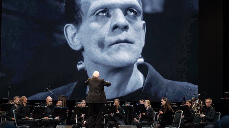 Michael Shapiro conducts the orchestral version of "Frankenstein" score in Norway.
Courtesy Michael Shapiro