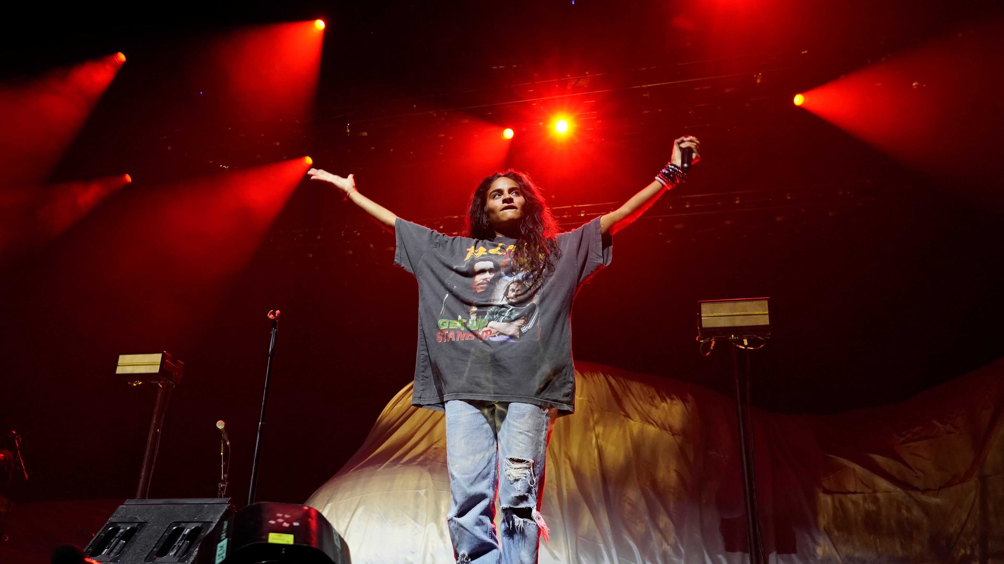FILE - Singer Jessie Reyez performs at the Kia Forum in Los Angeles on Aug. 31, 2023. (AP Photo/Chris Pizzello, File)