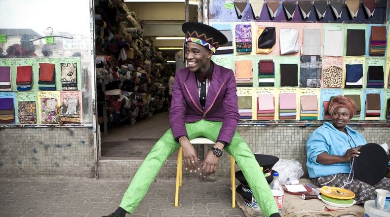 South African artist Chris Saunders’ “Lethabo Tsatsinyane” photographed for Dazed Magazine from the Smarteez series.