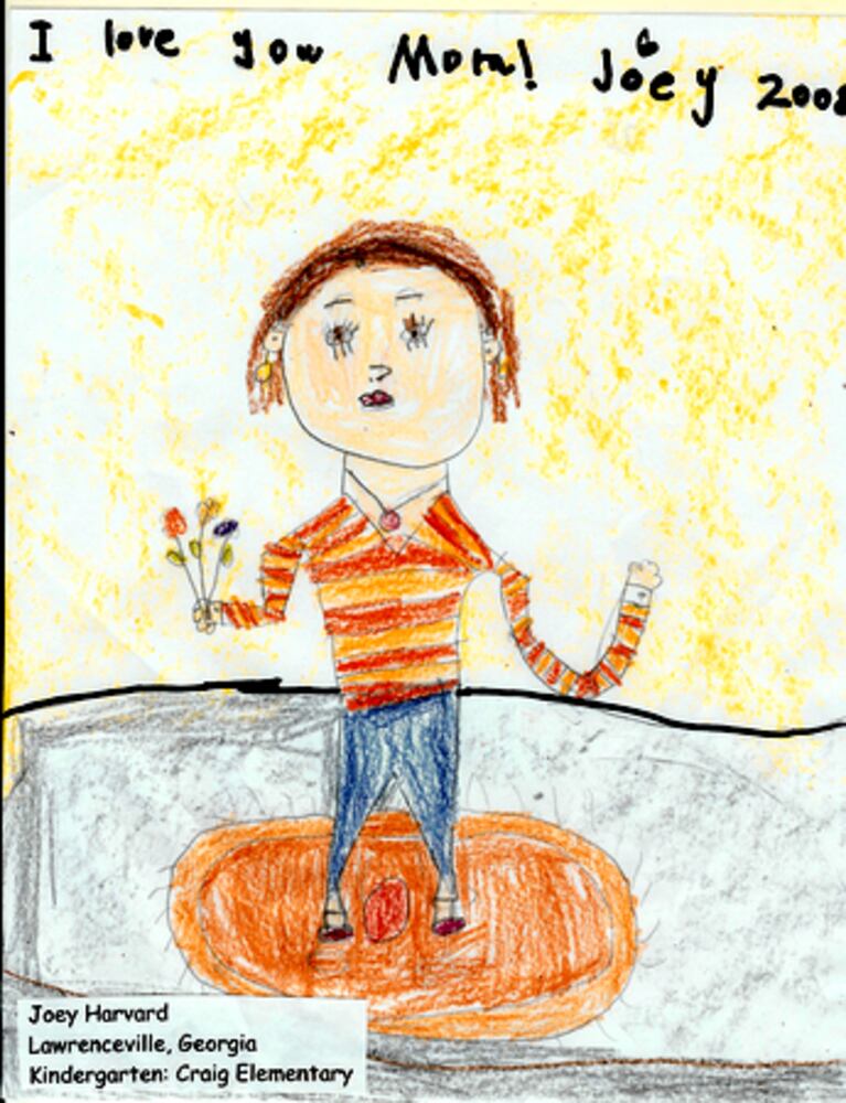 Gwinnett kids draw mom 3