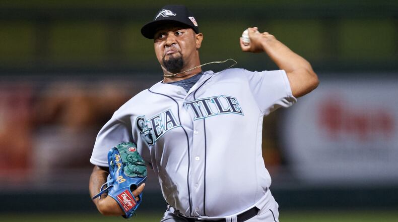 Luiz Gohara struck out eight and walked just one. (Mike Janes/Four Seam Images)