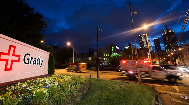 Grady Memorial Hospital in downtown Atlanta houses the sole rape crisis center for Fulton County’s nearly 1 million residents. It is storing nearly 1,500 packages of sex crime evidence in file cabinets, untested for DNA evidence that could be used to track down rapists. BRANDEN CAMP/SPECIAL
