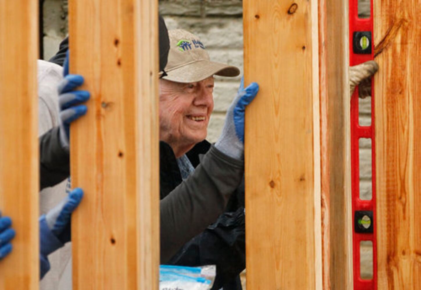 Jimmy Carter building houses in D.C.