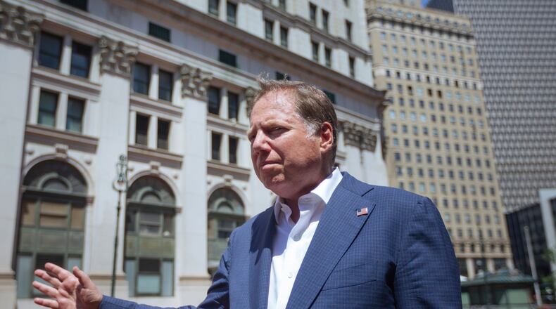 Geoffrey S. Berman, United States attorney for the Southern District of New York, arrives to his office Saturday in New York.