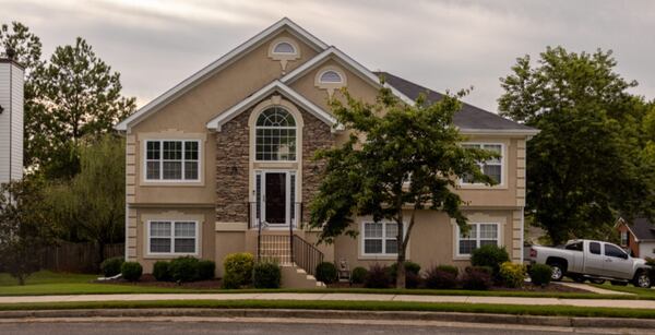 The Atlanta home of Toi Cliatt, Trina Martin and her son, Gabe Watson, that was mistakenly raided by the FBI in 2017. (Courtesy Institute for Justice)