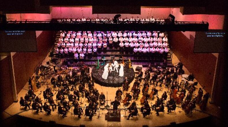 The Atlanta Symphony Chorus joined the ASO in the premiere of Christopher Theofanidis' "Creation/Creator" last season. CONTRIBUTED BY JEFF ROFFMAN