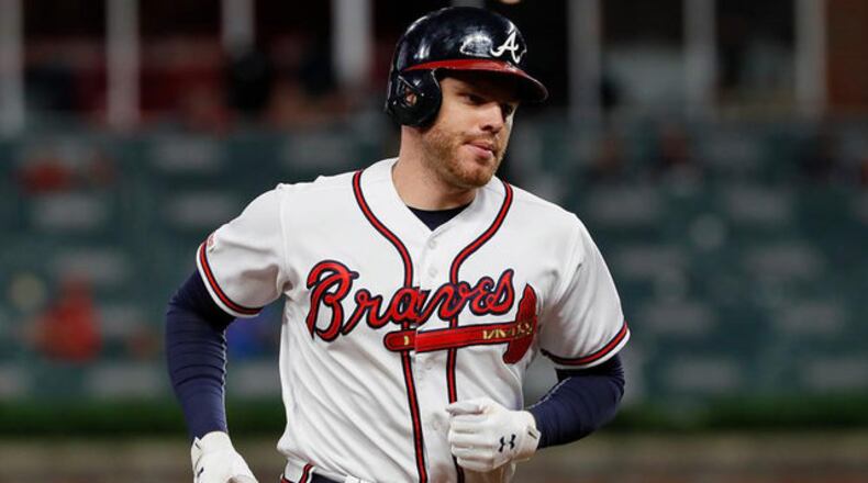 Freddie Freeman. (Photo by Kevin C. Cox/Getty Images)</p>