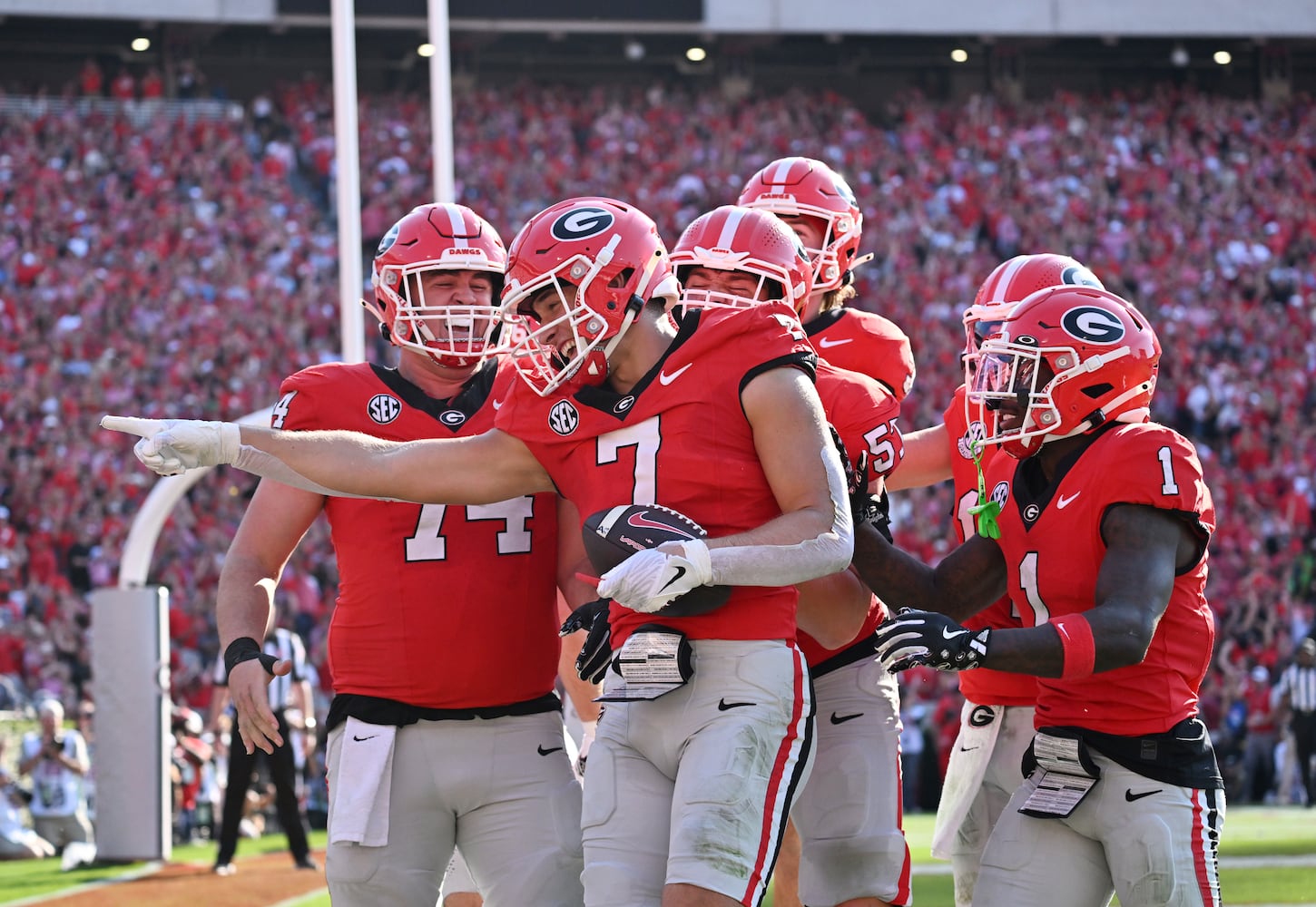 Georgia vs Ole Miss football