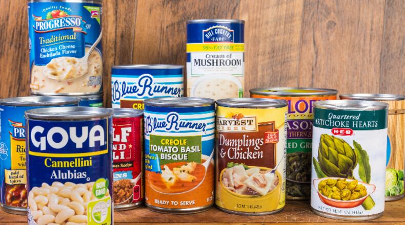 Canned foods (stock photo).