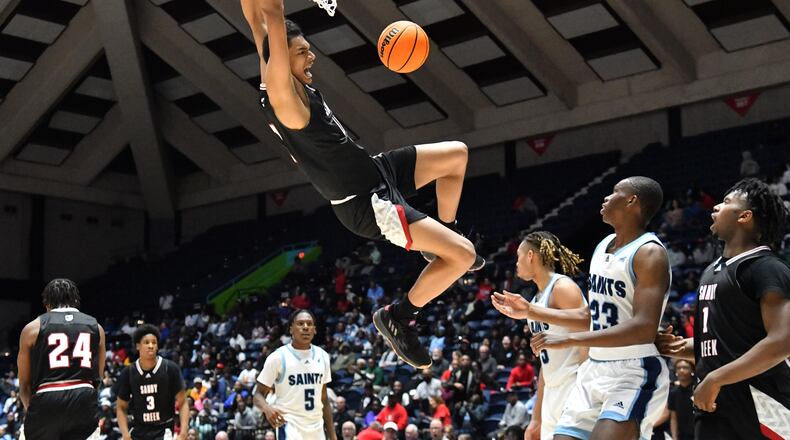 Micah Smith of Sandy Creek was named the Class 3A boys player of the year for the 2022-23 season.