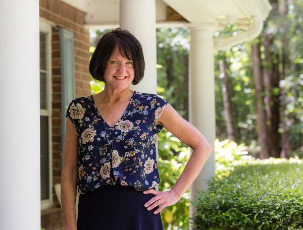 Janet Schultz is online dating with the Facebook app and is going on social distancing dates with outdoor hikes, photography dates and picnics. (Jenni Girtman for Atlanta Journal-Constitution)