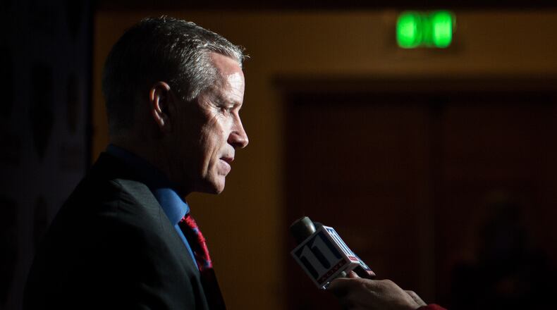 Former Braves pitcher and Major League Hall of Famer Tom Glavine in a 2015 file photo. AJC/Special