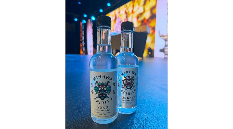 Minhwa Spirits makes high and low-proof sojus that will be sold in a forthcoming tasting room in Doraville. / Courtesy of Minhwa Spirits