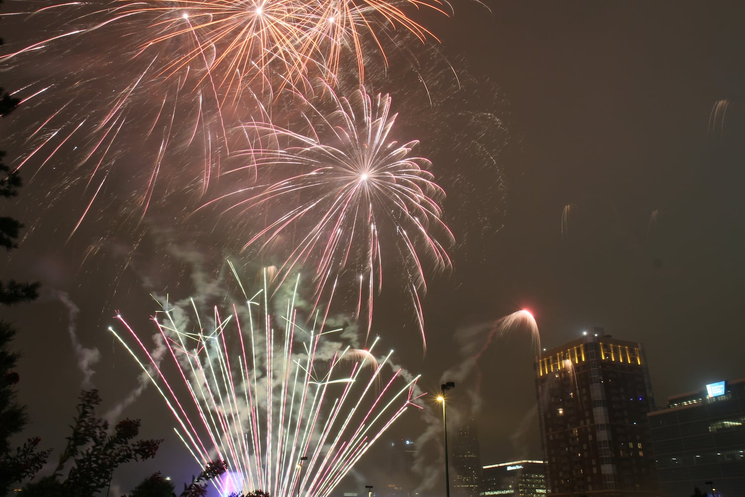 Fireworks at Centennial Olympic Park