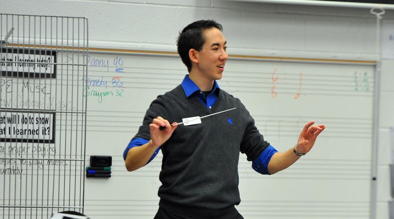 Koji Mori, a band director at J.J. Daniell Middle School in Marietta, had perfect attendance for the 2011-2012 school year.