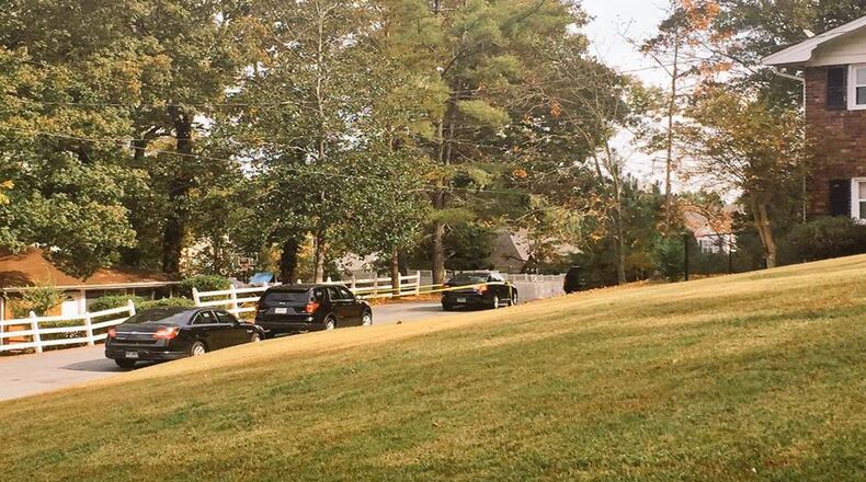 Cobb County Police respond to the police-involved shooting of a 16-year-old on Nov. 6, 2016. (Channel 2 Action News)