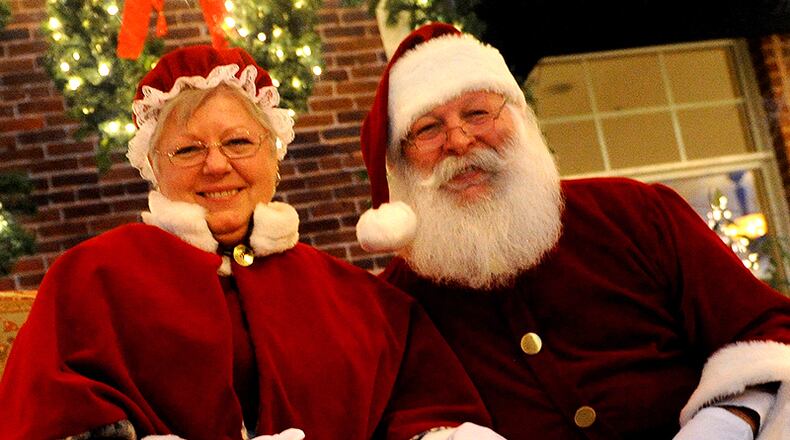 Santa will visit downtown Alpharetta on two consecutive Saturdays, Dec. 1 and 8, for the city’s Season of Celebration festivities. CITY OF ALPHARETTA