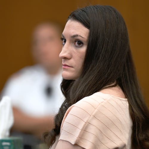 Lindsay Clancy, during during her murder trial, Thursday, Aug. 13, 2026., in Plymouth, Mass. Josh Reynolds/Pool (AP Photo/Josh Reynolds, Pool)