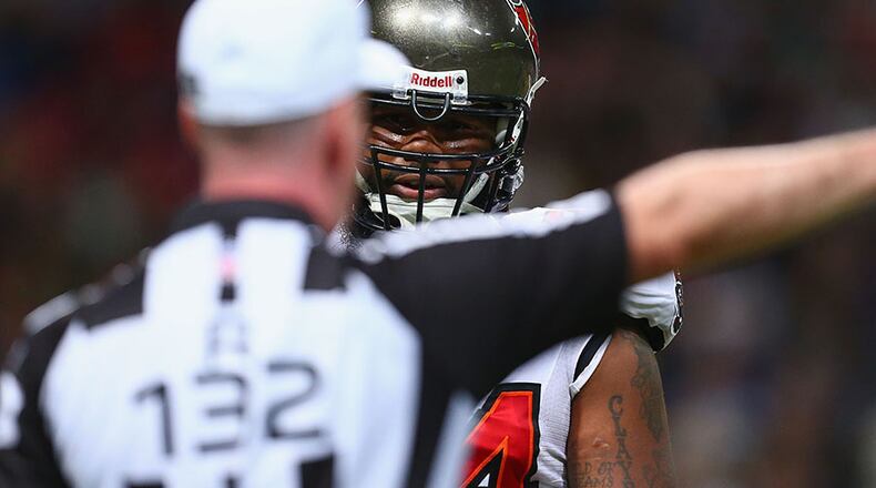 Adrian Clayborn was a first round (20th overall) by the Tampa Bay Buccaneers in 2011.