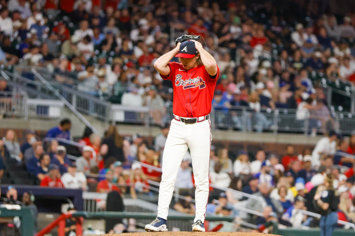 Photos from Braves-Red Sox game 