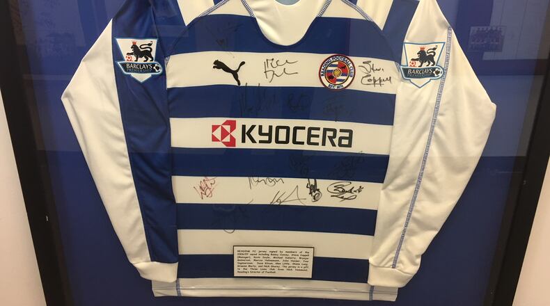 I'm told this is the coolest jersey in the collection because Reading were here in Charleston scouting Eddie Johnson.