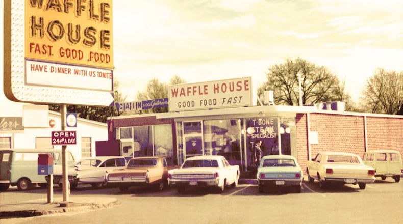 1955: The first Waffle House opens in Avondale Estates. The restaurant has since been turned into the Waffle House Museum.